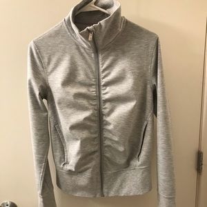 Lululemon grey zip up jacket
